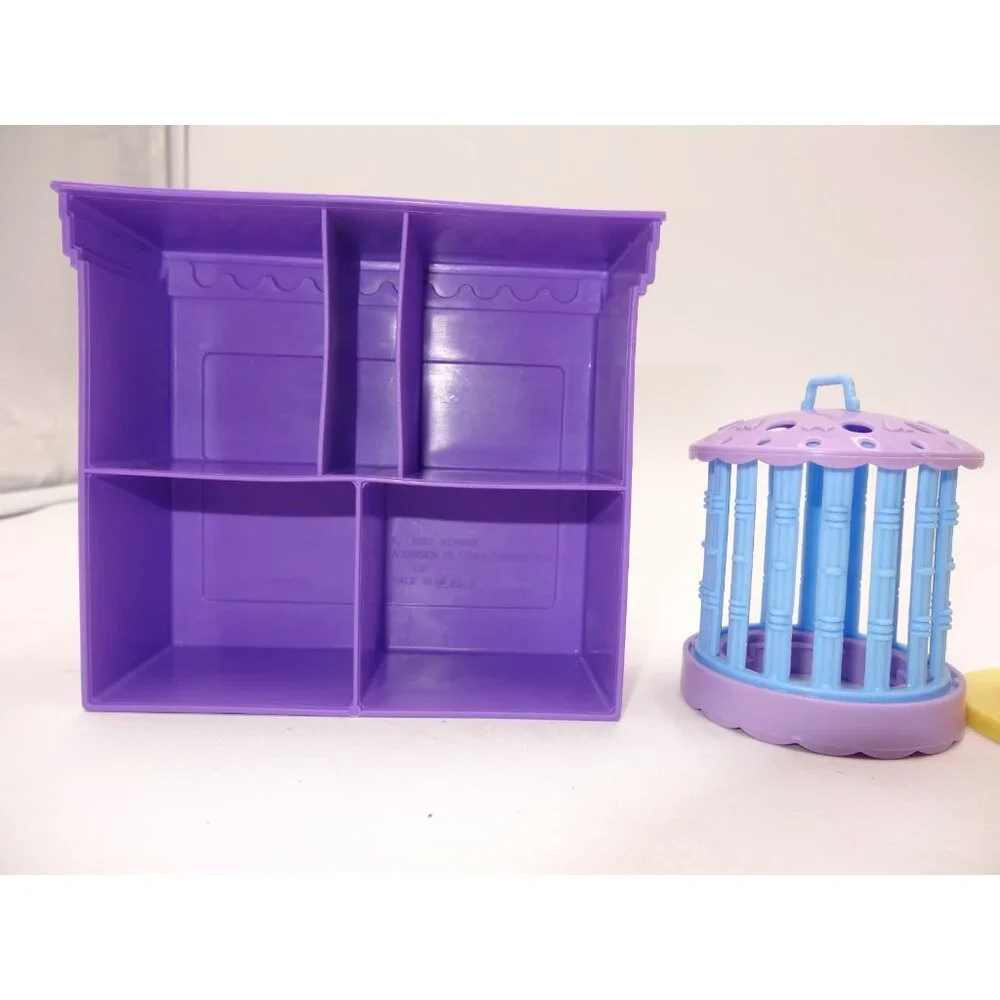 Littlest Pet Shop LPS Store Carrying Case Lovebirds and accessories VINTAGE 1992